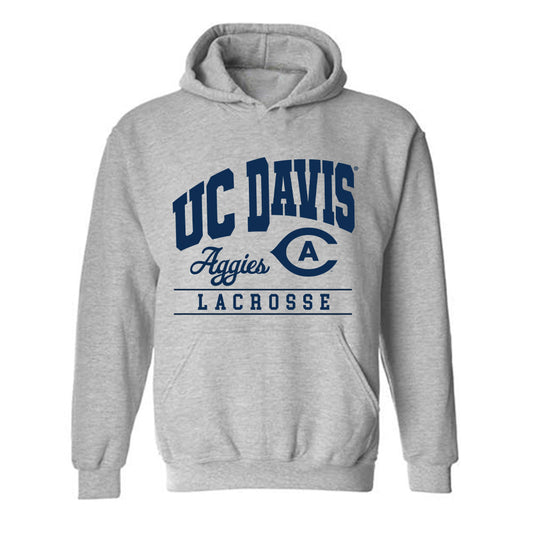 UC Davis - NCAA Women's Lacrosse : Annie Cimperman - Classic Shersey Hooded Sweatshirt-0