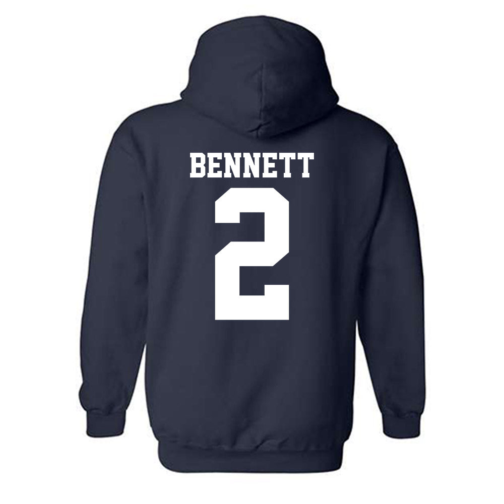 UC Davis - NCAA Women's Basketball : Ryann Bennett - Classic Shersey Hooded Sweatshirt-1