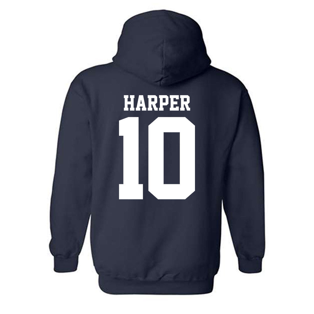 UC Davis - NCAA Football : Grant Harper - Classic Shersey Hooded Sweatshirt-1