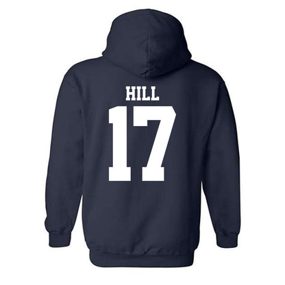 UC Davis - NCAA Football : Kyle Hill - Classic Shersey Hooded Sweatshirt-1