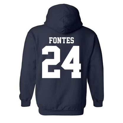 UC Davis - NCAA Women's Soccer : Genavieve Fontes - Classic Shersey Hooded Sweatshirt