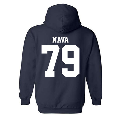 UC Davis - NCAA Football : Ernesto Nava - Classic Shersey Hooded Sweatshirt