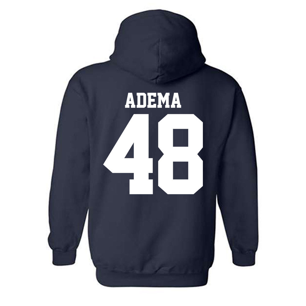 UC Davis - NCAA Football : Joe Adema - Classic Shersey Hooded Sweatshirt-1