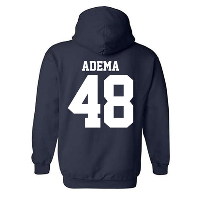 UC Davis - NCAA Football : Joe Adema - Classic Shersey Hooded Sweatshirt-1