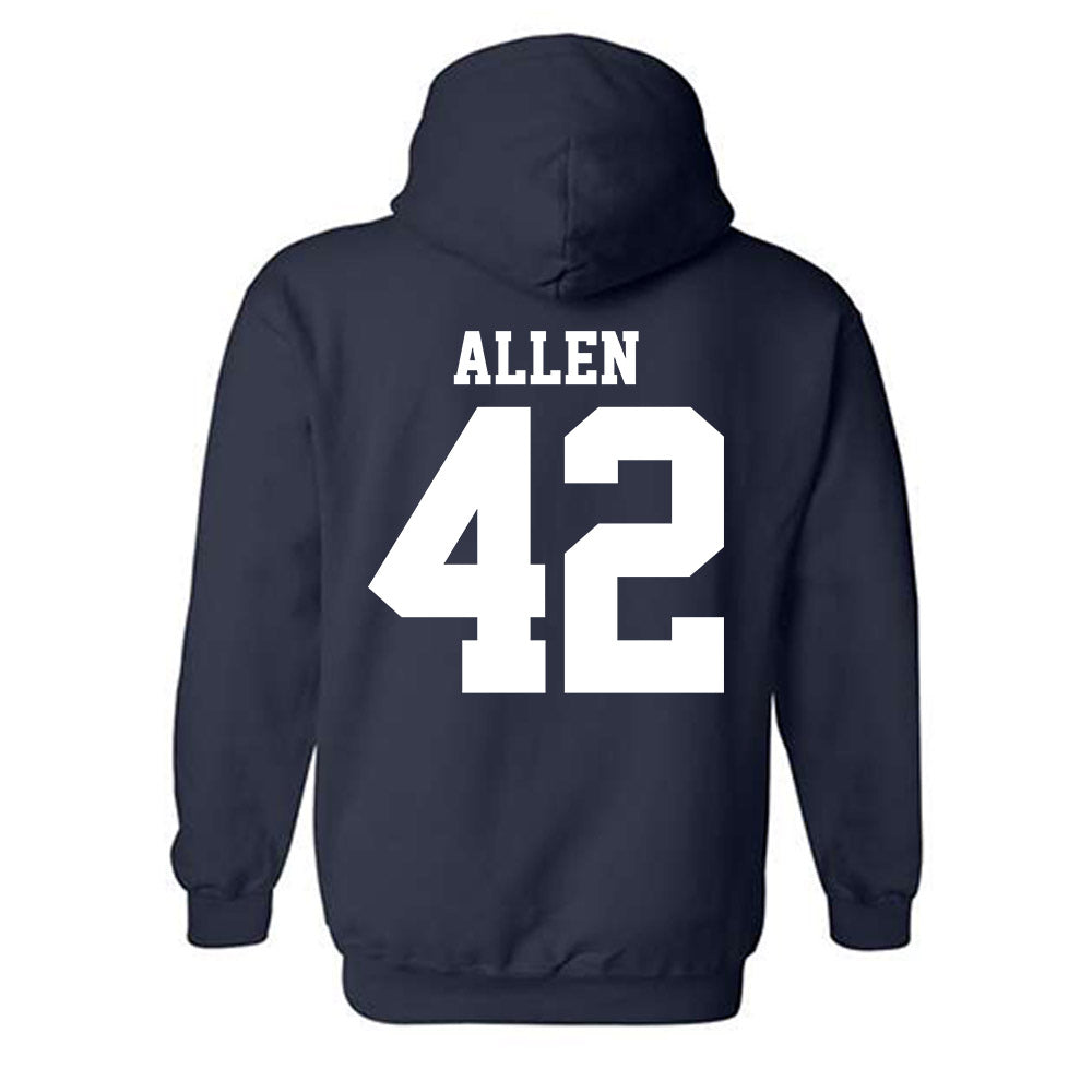 UC Davis - NCAA Football : Charlie Allen - Classic Shersey Hooded Sweatshirt-1