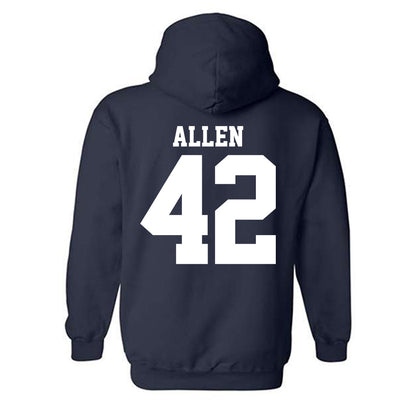 UC Davis - NCAA Football : Charlie Allen - Classic Shersey Hooded Sweatshirt-1