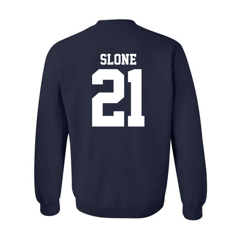 UC Davis - NCAA Football : Teeg Slone - Classic Shersey Crewneck Sweatshirt-1