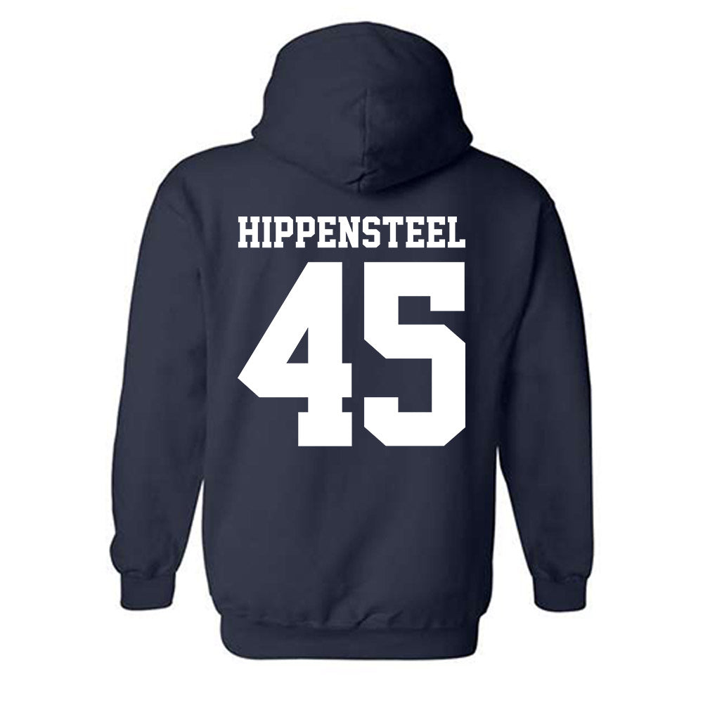 UC Davis - NCAA Baseball : Max Hippensteel - Classic Shersey Hooded Sweatshirt-1