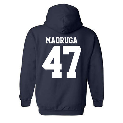UC Davis - NCAA Football : Macray Madruga - Classic Shersey Hooded Sweatshirt-1