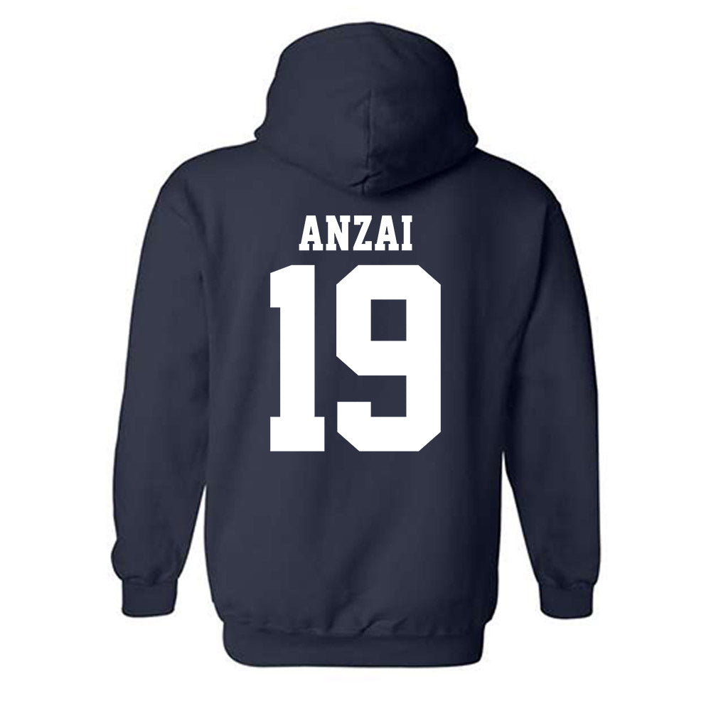 UC Davis - NCAA Baseball : Keenan Anzai - Classic Shersey Hooded Sweatshirt-1