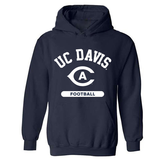 UC Davis - NCAA Football : Jordan Rogers - Classic Shersey Hooded Sweatshirt-0