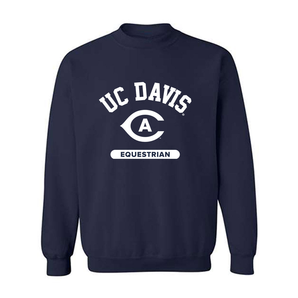 UC Davis - NCAA Equestrian : Marin Gilliland - Classic Shersey Crewneck Sweatshirt-0