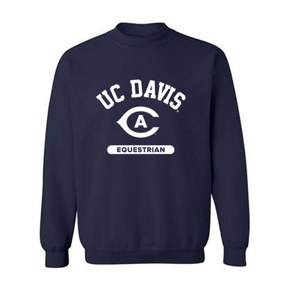 UC Davis - NCAA Equestrian : Sabine Close - Classic Shersey Crewneck Sweatshirt-0