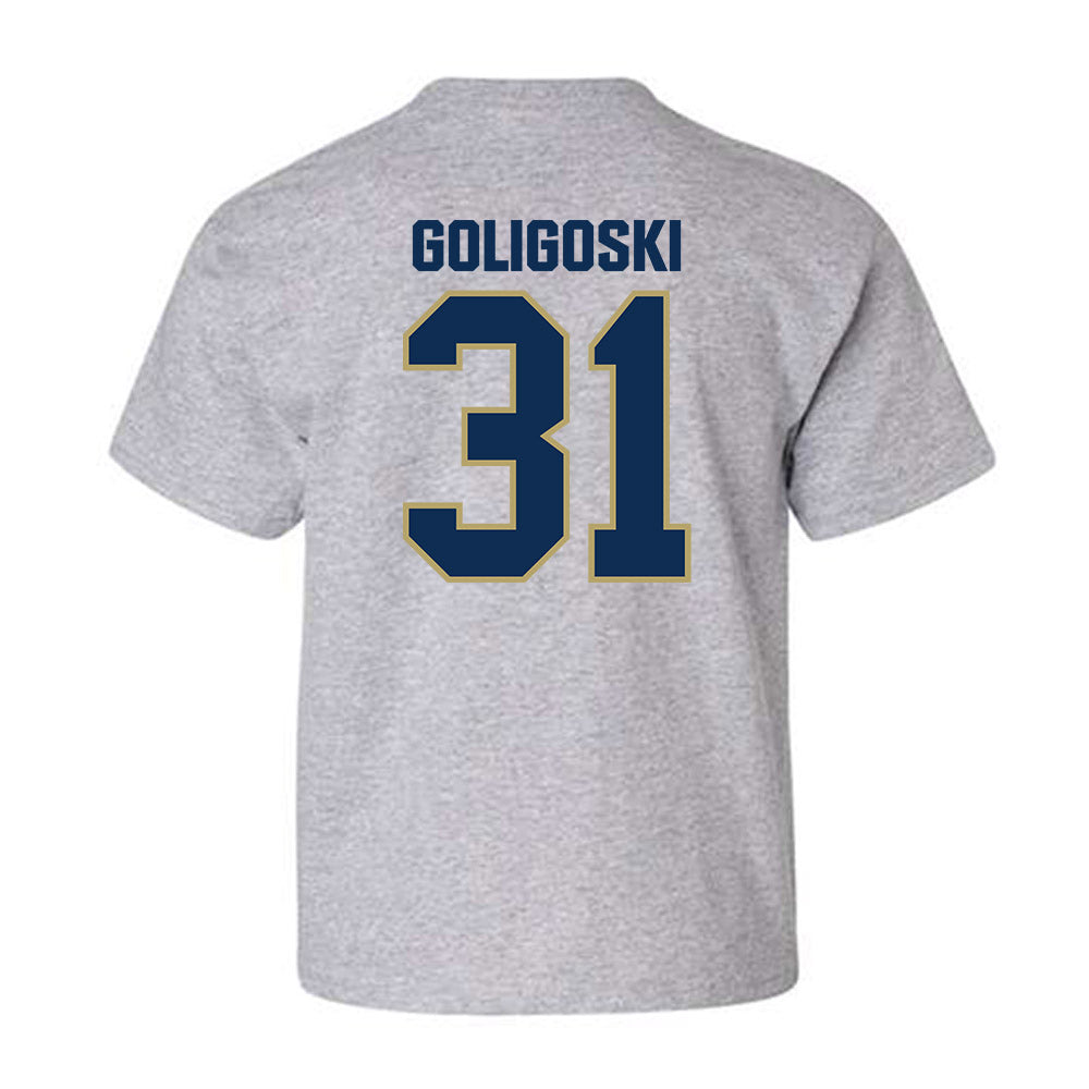 UC Davis - NCAA Football : Sam Goligoski - Classic Shersey Youth T-Shirt-1