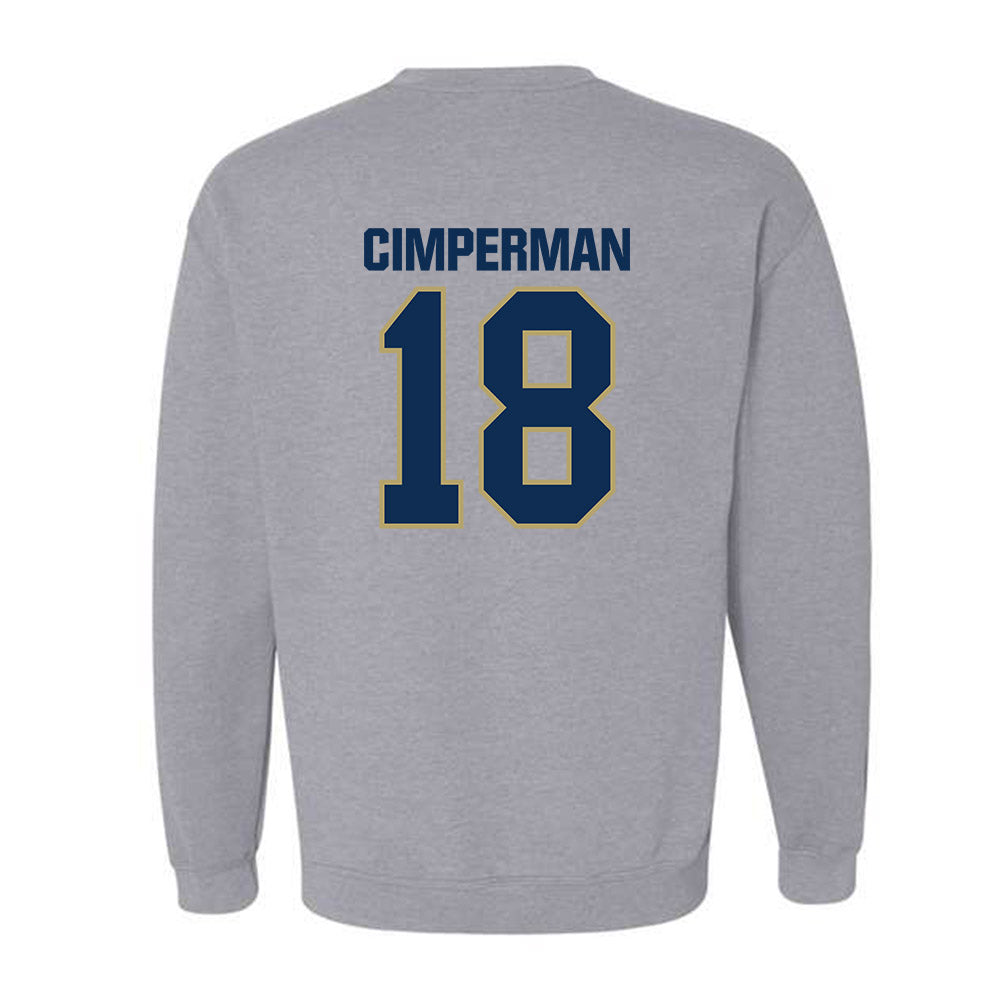 UC Davis - NCAA Women's Lacrosse : Annie Cimperman - Classic Shersey Crewneck Sweatshirt-1