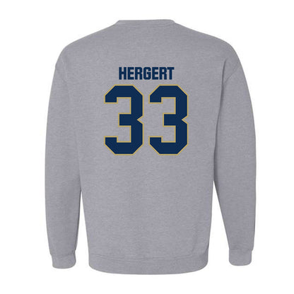 UC Davis - NCAA Football : Conner Hergert - Classic Shersey Crewneck Sweatshirt-1