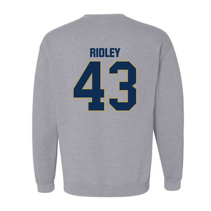 UC Davis - NCAA Football : Hunter Ridley - Classic Shersey Crewneck Sweatshirt-1