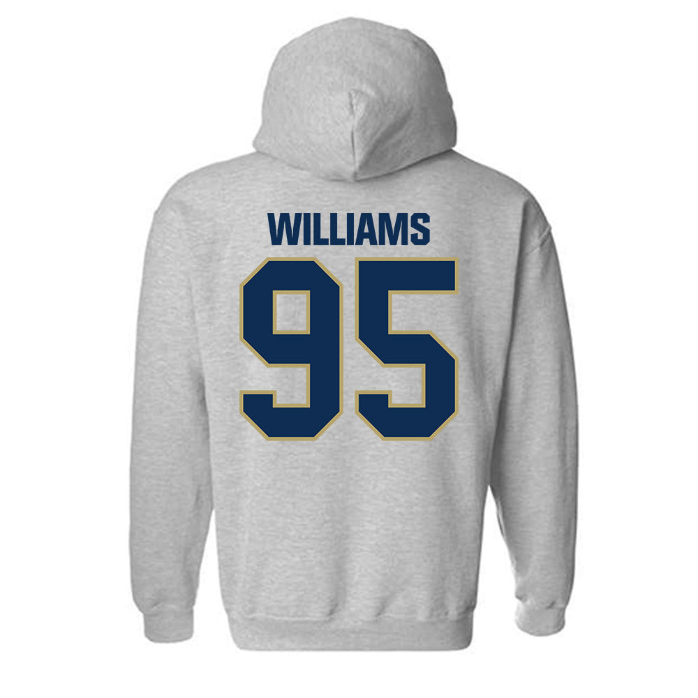 UC Davis - NCAA Football : Jake Williams - Classic Shersey Hooded Sweatshirt-1