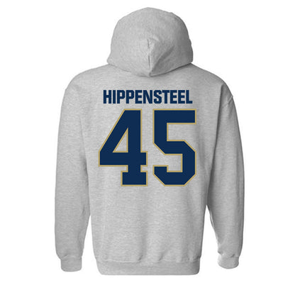 UC Davis - NCAA Baseball : Max Hippensteel - Classic Shersey Hooded Sweatshirt-1