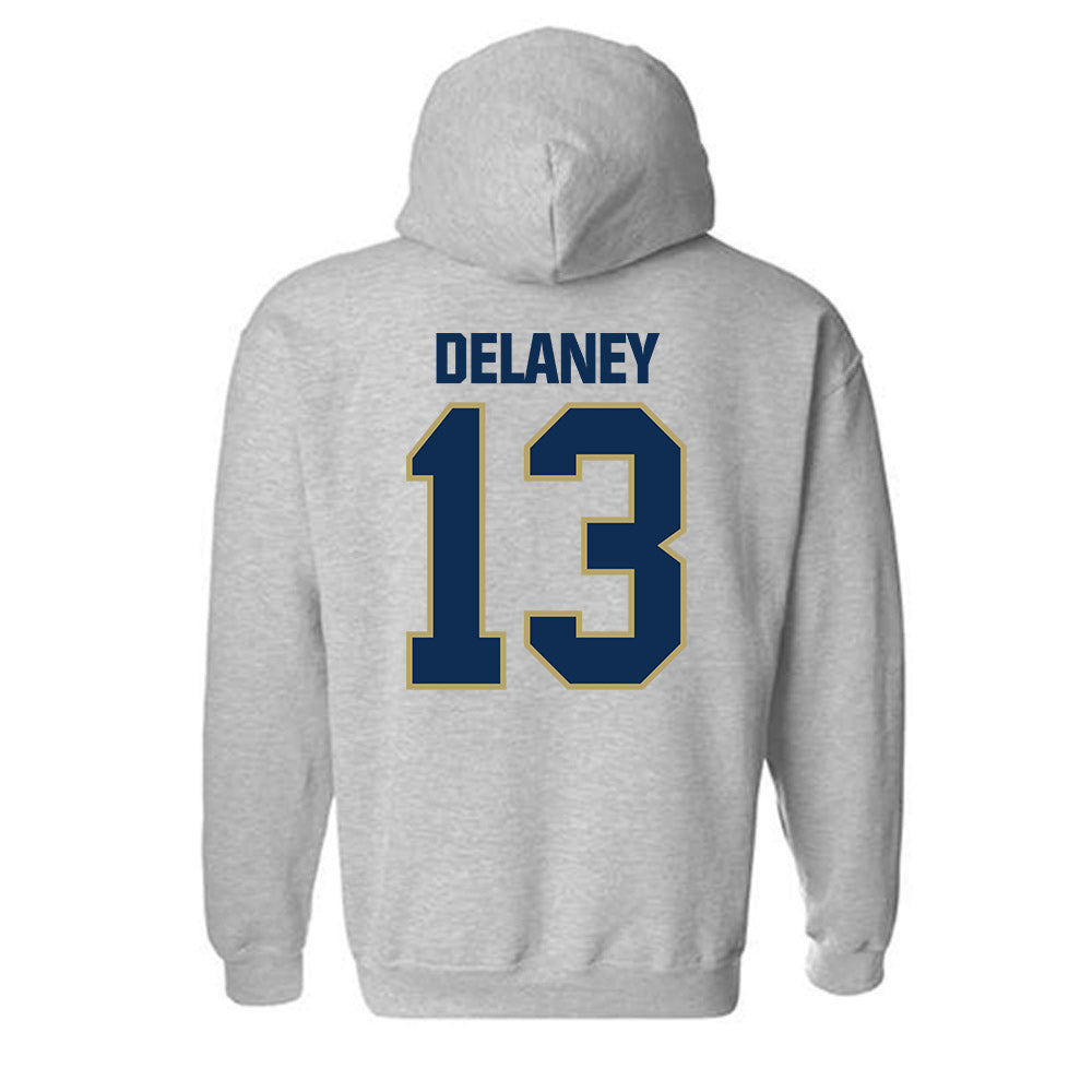 UC Davis - NCAA Baseball : Carter Delaney - Classic Shersey Hooded Sweatshirt-1