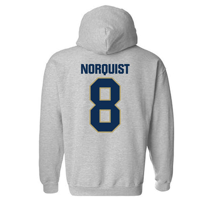UC Davis - NCAA Softball : Annika Norquist - Classic Shersey Hooded Sweatshirt-1