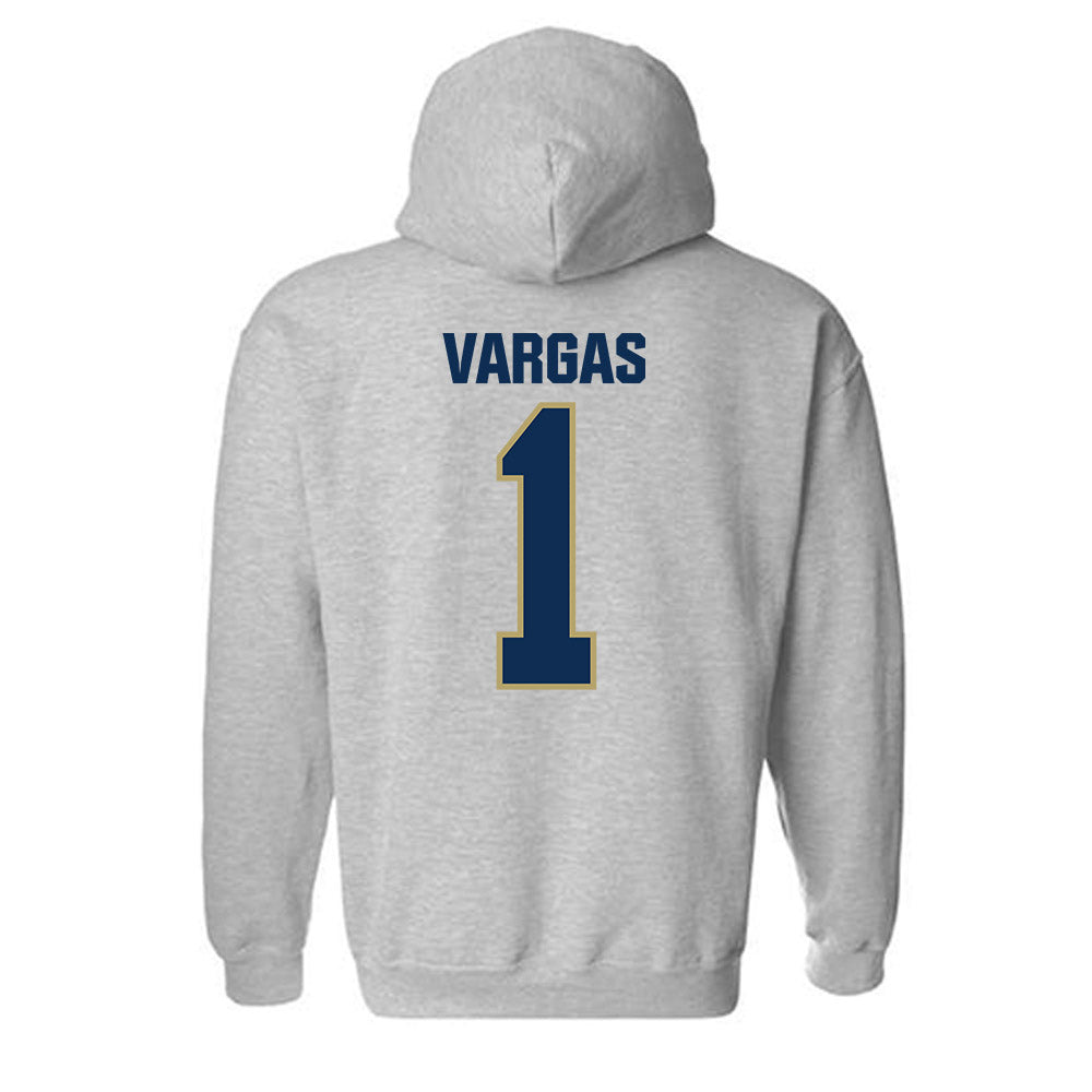 UC Davis - NCAA Football : Carter Vargas - Classic Shersey Hooded Sweatshirt-1