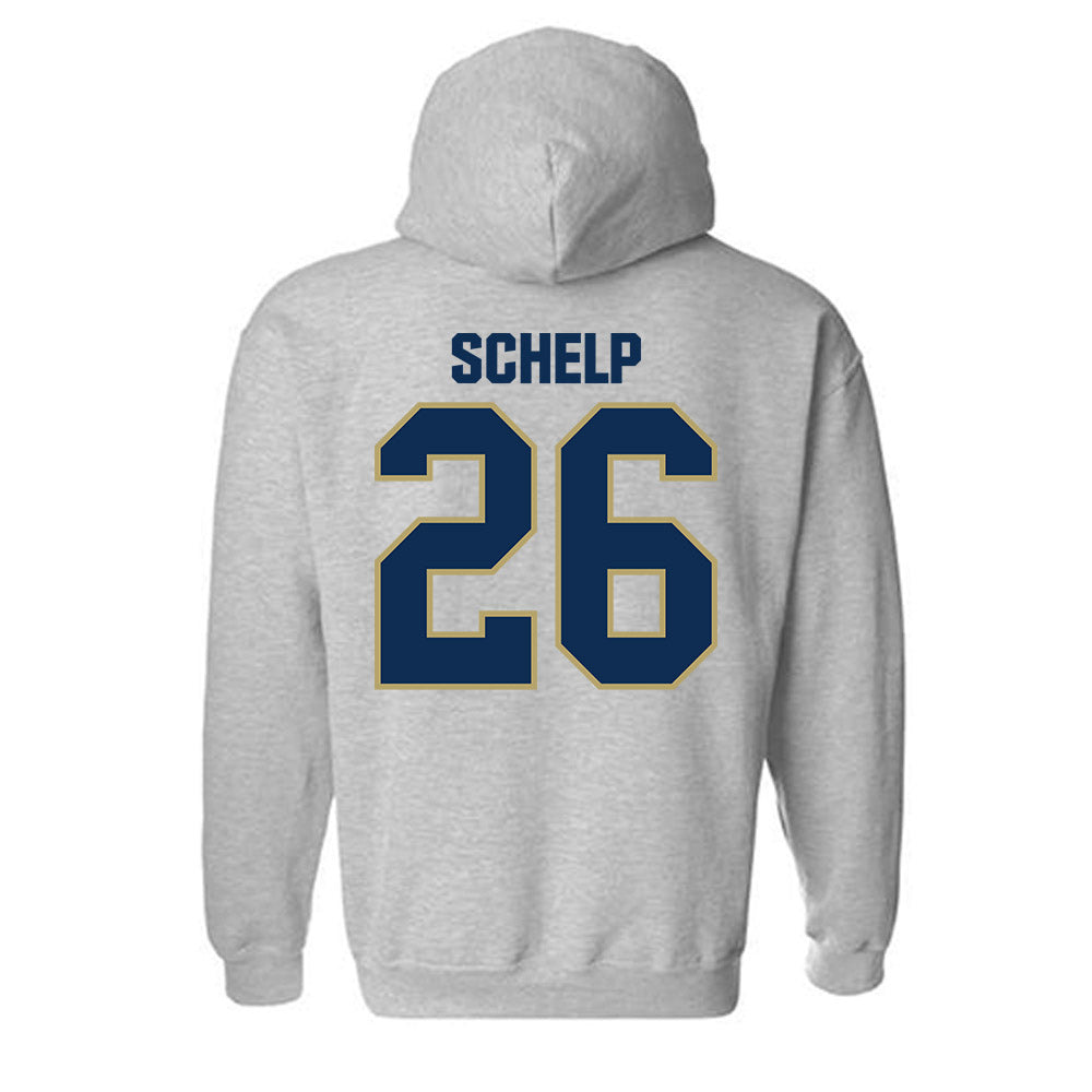 UC Davis - NCAA Baseball : Bryson Schelp - Classic Shersey Hooded Sweatshirt-1