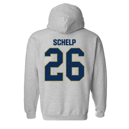 UC Davis - NCAA Baseball : Bryson Schelp - Classic Shersey Hooded Sweatshirt-1