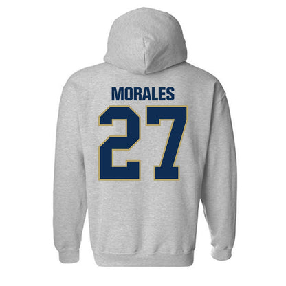 UC Davis - NCAA Football : Fernando Morales - Classic Shersey Hooded Sweatshirt-1