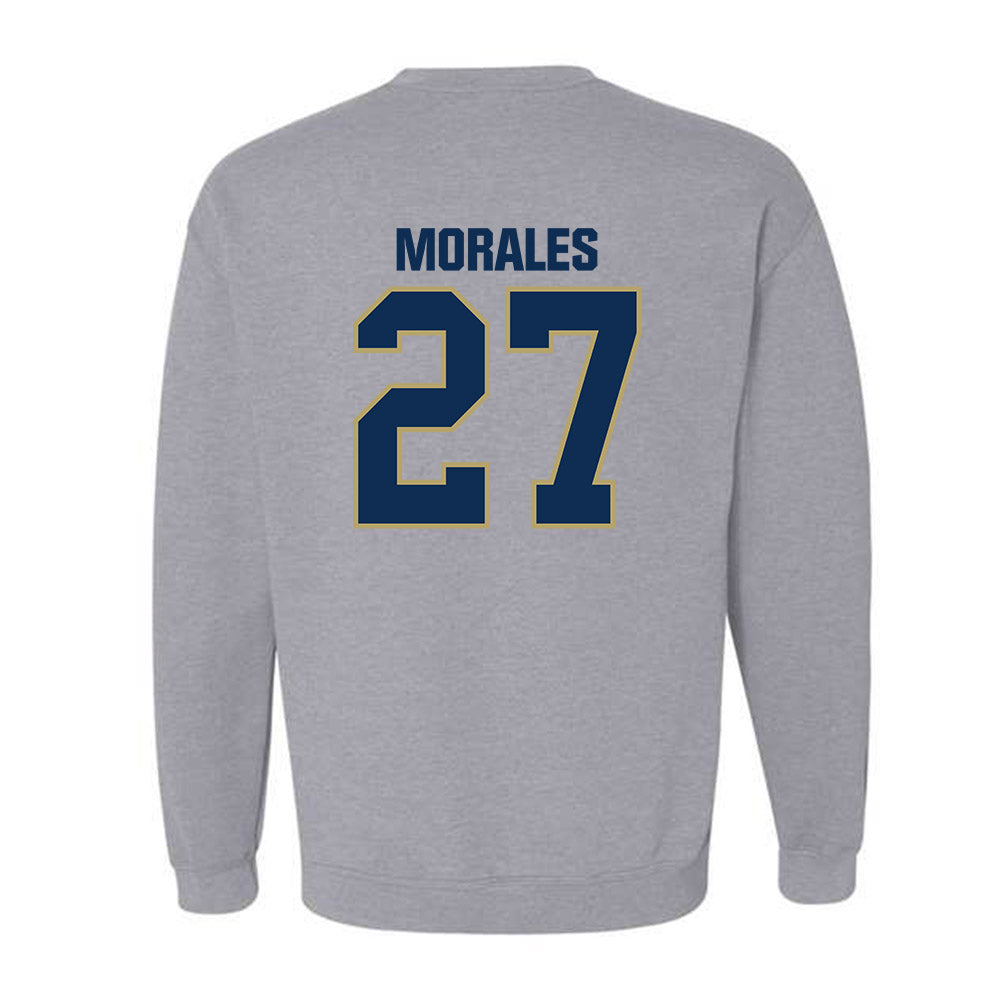 UC Davis - NCAA Football : Fernando Morales - Classic Shersey Crewneck Sweatshirt-1