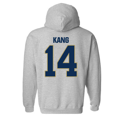 UC Davis - NCAA Baseball : Ethan Kang - Classic Shersey Hooded Sweatshirt-1