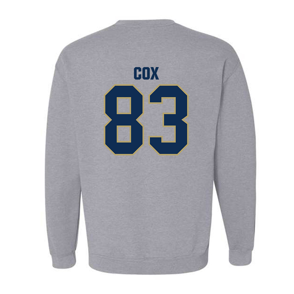 UC Davis - NCAA Football : Cade Cox - Classic Shersey Crewneck Sweatshirt-1