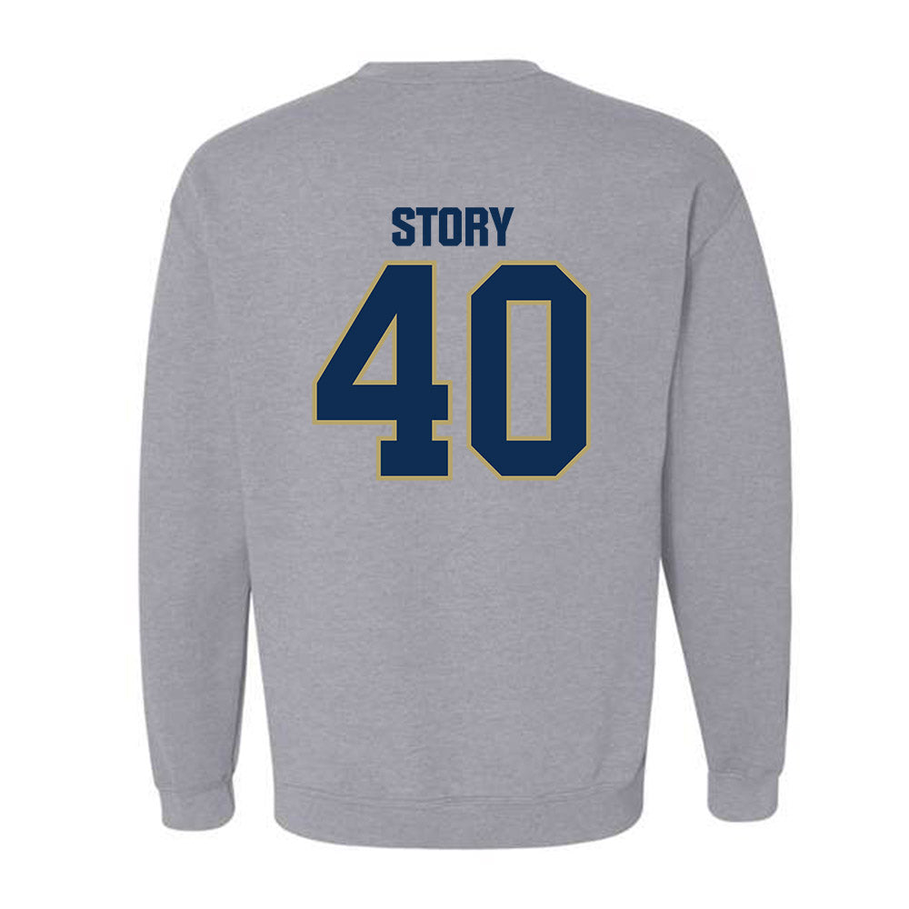 UC Davis - NCAA Baseball : Zach Story - Classic Shersey Crewneck Sweatshirt-1