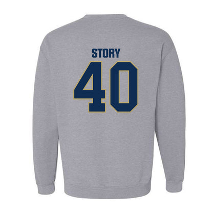 UC Davis - NCAA Baseball : Zach Story - Classic Shersey Crewneck Sweatshirt-1