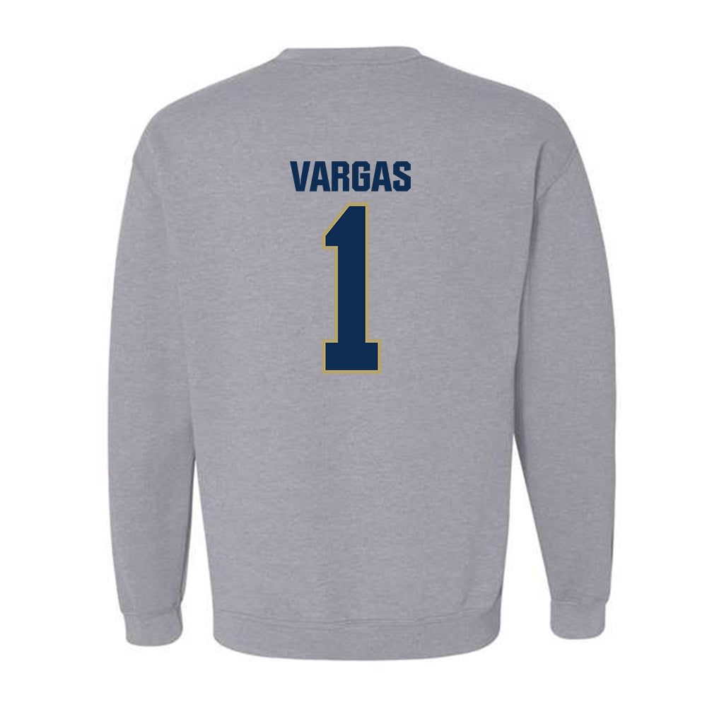 UC Davis - NCAA Football : Carter Vargas - Classic Shersey Crewneck Sweatshirt-1