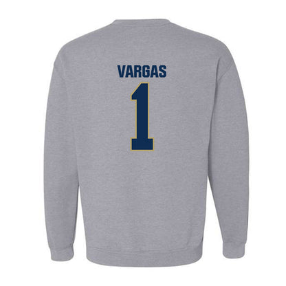 UC Davis - NCAA Football : Carter Vargas - Classic Shersey Crewneck Sweatshirt-1