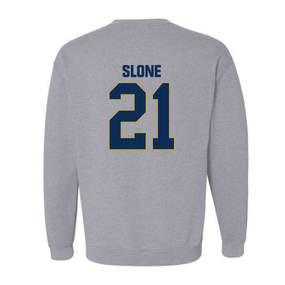 UC Davis - NCAA Football : Teeg Slone - Classic Shersey Crewneck Sweatshirt-1