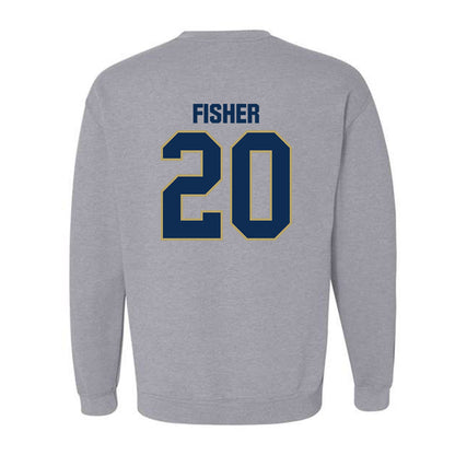 UC Davis - NCAA Football : Jordan Fisher - Classic Shersey Crewneck Sweatshirt-1