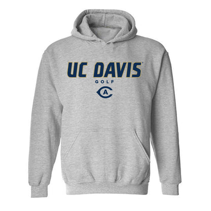 UC Davis - NCAA Men's Golf : Lequan Wang - Classic Shersey Hooded Sweatshirt-0