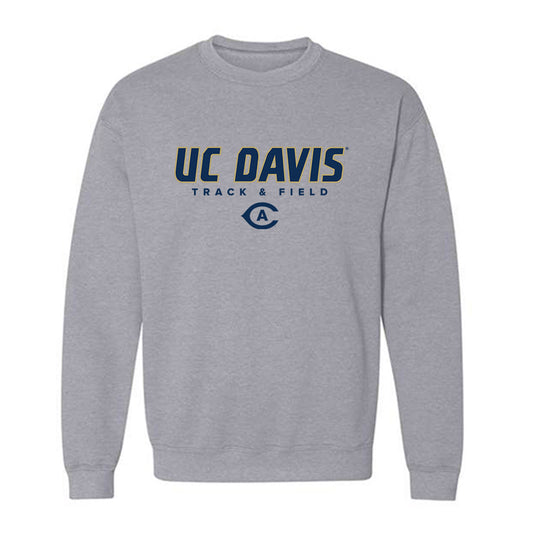 UC Davis - NCAA Men's Track & Field : Caveli Hensley - Classic Shersey Crewneck Sweatshirt-0