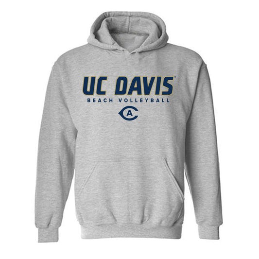 UC Davis - NCAA Beach Volleyball : Kirra Martin - Classic Shersey Hooded Sweatshirt-0