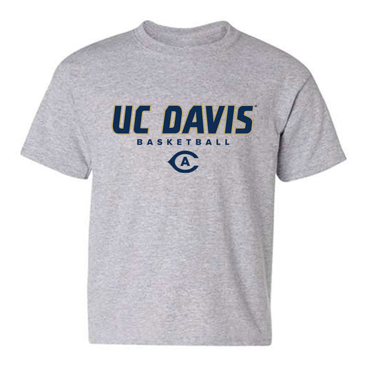 UC Davis - NCAA Men's Basketball : Carl Daughtery Jr - Classic Shersey Youth T-Shirt-0