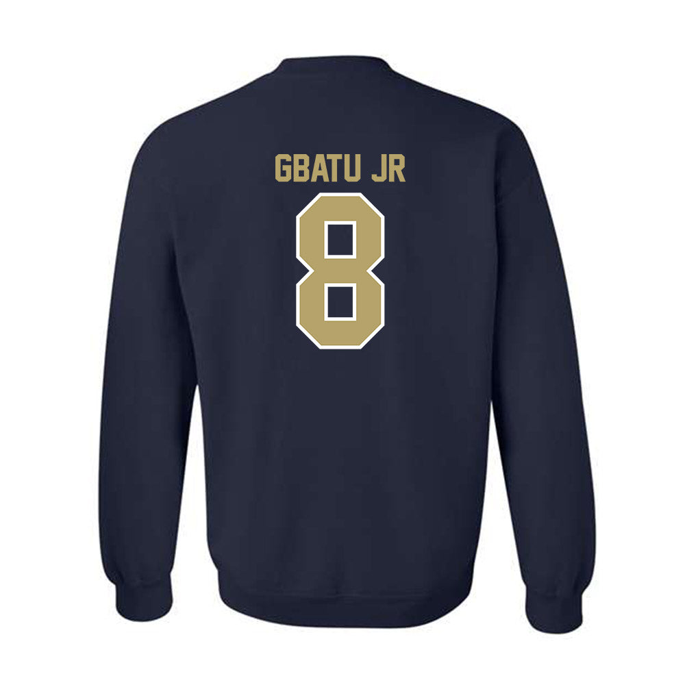 UC Davis - NCAA Football : Samuel Gbatu Jr - Classic Fashion Shersey Crewneck Sweatshirt-1