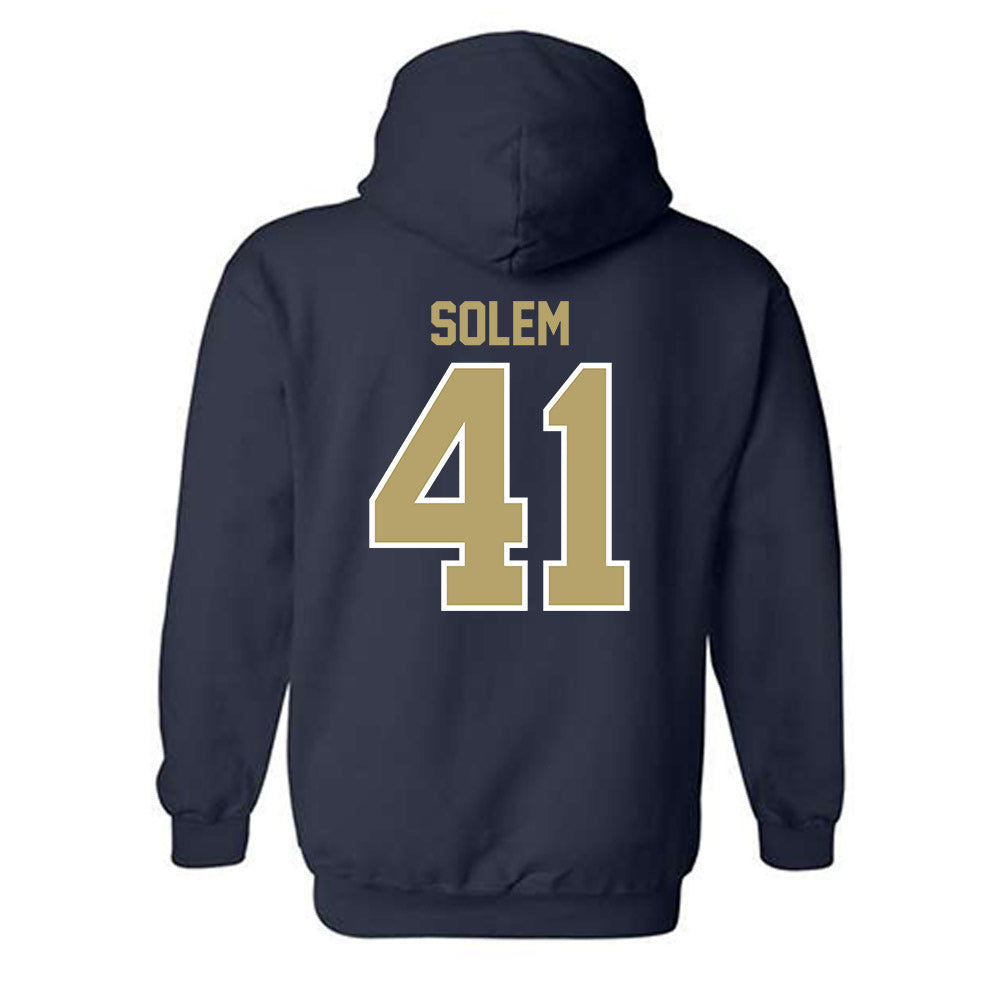UC Davis - NCAA Baseball : Eli Solem - Classic Fashion Shersey Hooded Sweatshirt-1