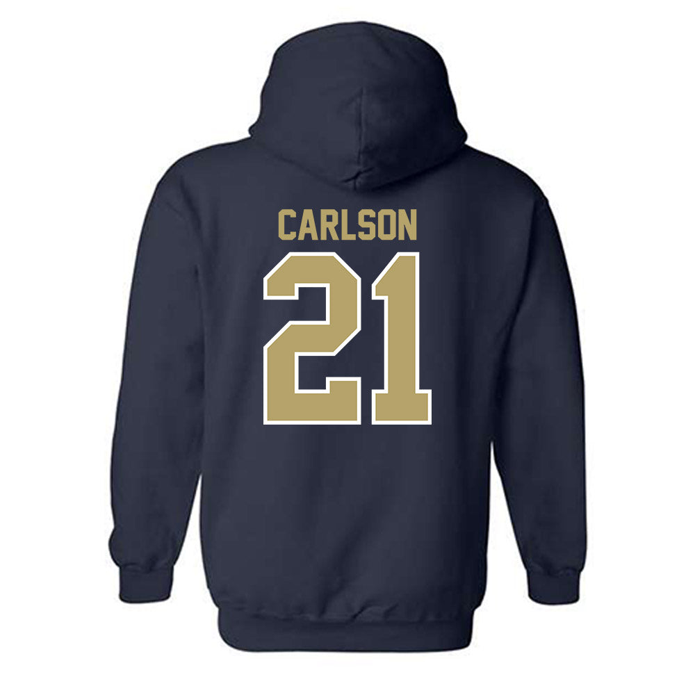 UC Davis - NCAA Men's Soccer : Hayden Carlson - Classic Fashion Shersey Hooded Sweatshirt