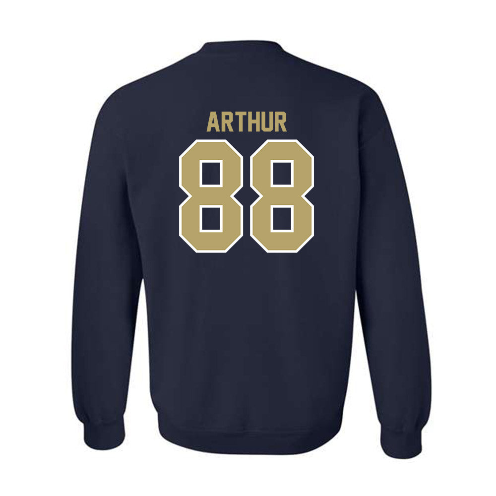 UC Davis - NCAA Football : Greer Arthur - Classic Fashion Shersey Crewneck Sweatshirt-1