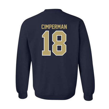 UC Davis - NCAA Women's Lacrosse : Annie Cimperman - Classic Fashion Shersey Crewneck Sweatshirt-1