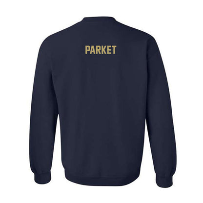 UC Davis - NCAA Men's Track & Field : Kit Parket - Classic Fashion Shersey Crewneck Sweatshirt-1