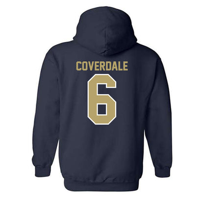 UC Davis - NCAA Women's Soccer : Ava Coverdale - Classic Fashion Shersey Hooded Sweatshirt-1