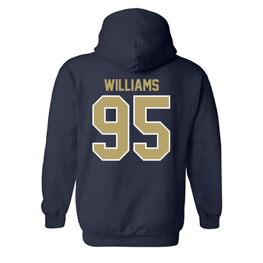 UC Davis - NCAA Football : Jake Williams - Classic Fashion Shersey Hooded Sweatshirt-1